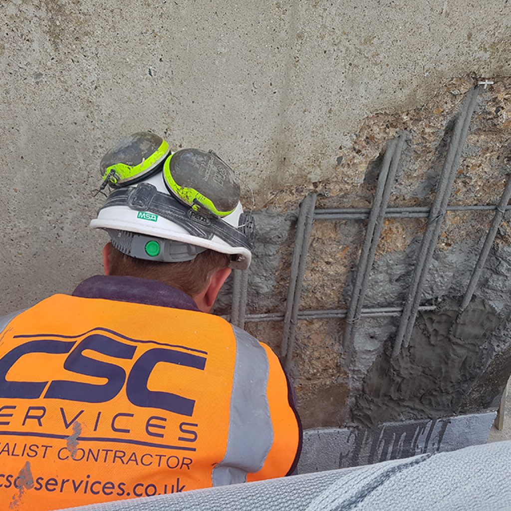 Over the summer, CSC Services completed a scheme of refurbishment work at University Hospital North Tees to conduct concrete repairs.