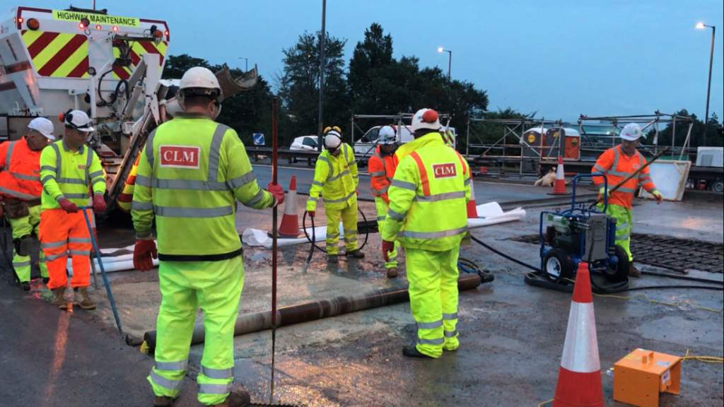 During the 2017 summer holidays Currall Lewis & Martin worked for Kier who manage and maintain motorways and trunk roads in the West Midlands.