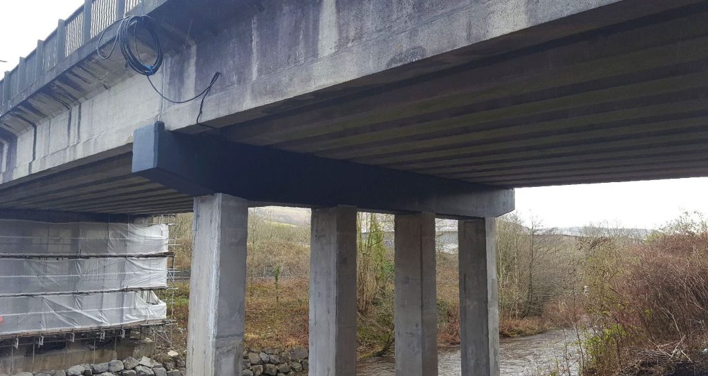 A package of StoCretec concrete repair products have provided the perfect solution for the refurbishment of a major road bridge in Wales.