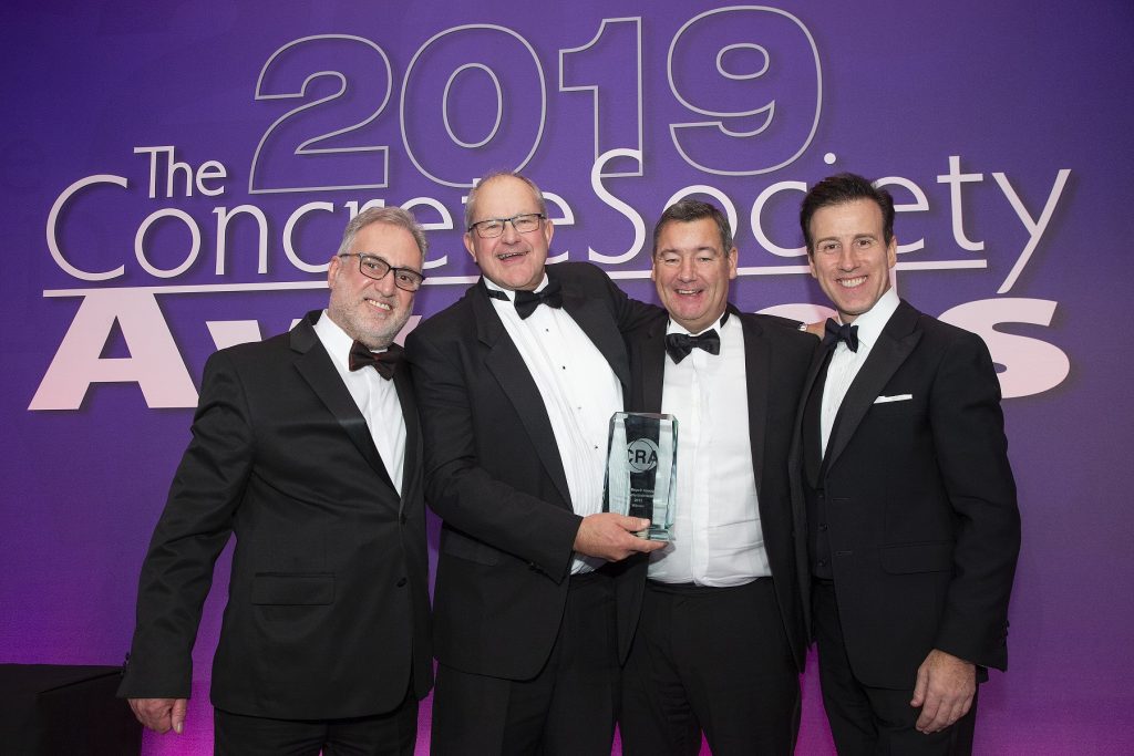 A joint project by Concrete Repairs Ltd and VolkerLaser was announced as the CRA Repair & Refurbishment Award Winner at the Concrete Society Awards.