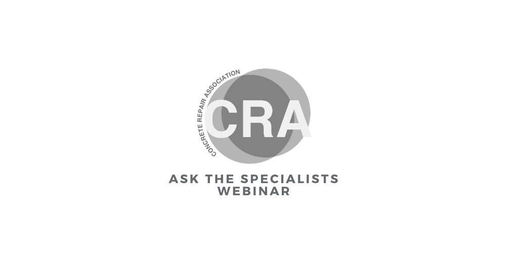 The Concrete Repair Association webinar was second in the 3 part series, held on the 9th September. This webinar covered all things Concrete Repair.